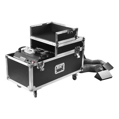 DMX512 Stage Mist Machine afstandsbediening 3000w 2 tubes mist machine op het podium
