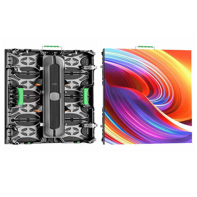 3840hz Verhuur LED-scherm Aluminiumkas P2.976 500*500 Innen Front Fixing Hard Link Curve Lock