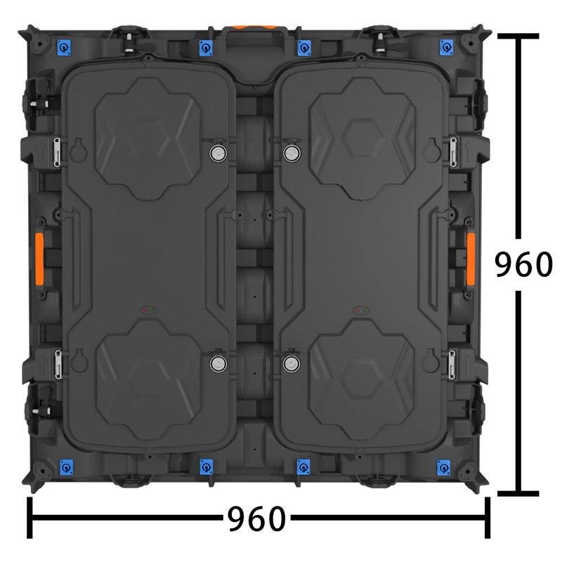 P5 Buiten LED-display Stroominvoer 110V 220V 240V 960x960mm 3840Hz LED-scherm